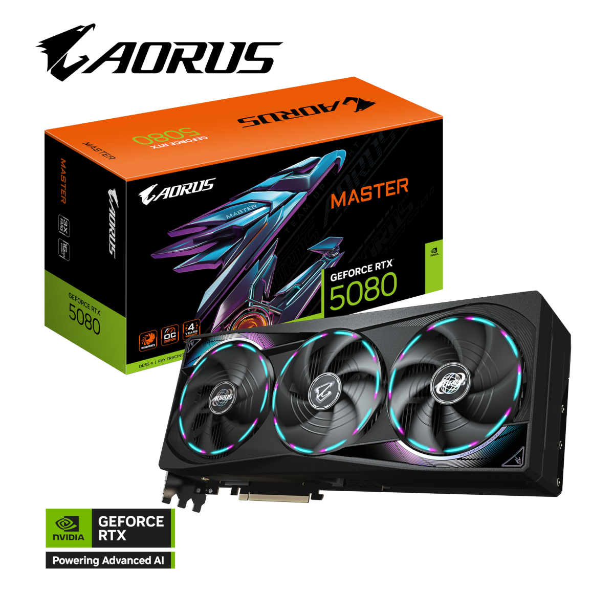Gigabyte GeForce RTX 5080 AORUS MASTER 16GB Grafikkort