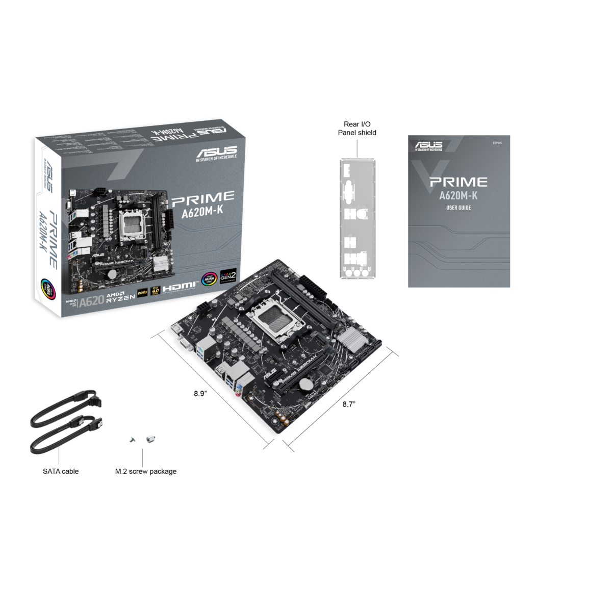 ASUS PRIME A620M-K Bundkort 