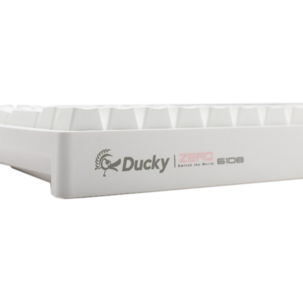 Ducky Zero 6108 White - Wireless - MX Brown