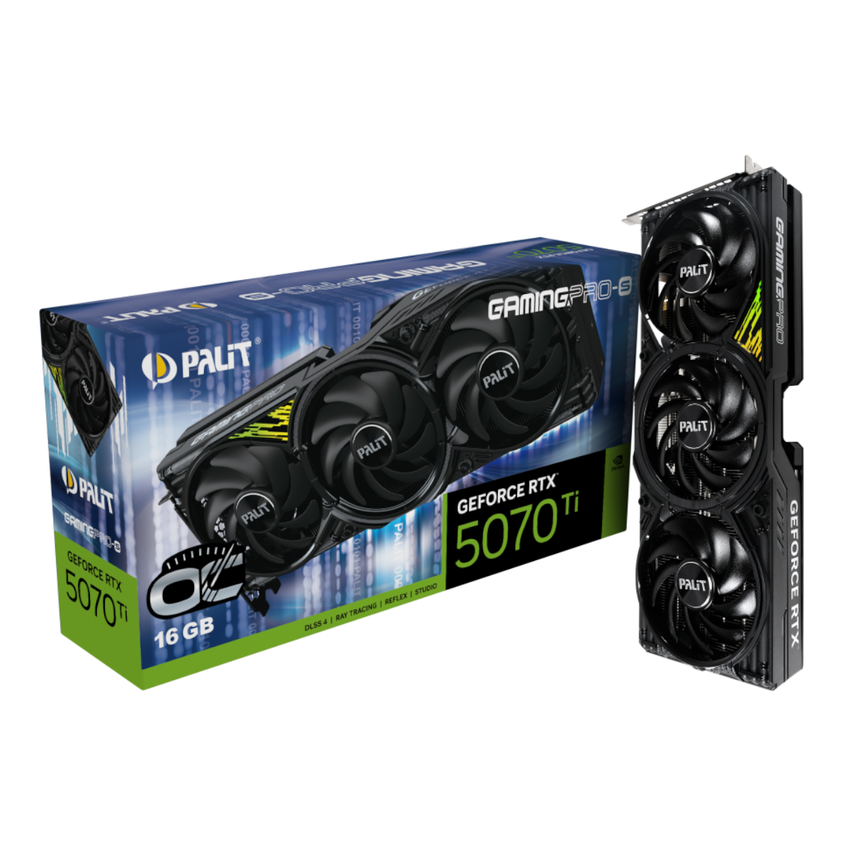 Palit GeForce RTX 5070 Ti GamingPro S OC 16GB Grafikkort