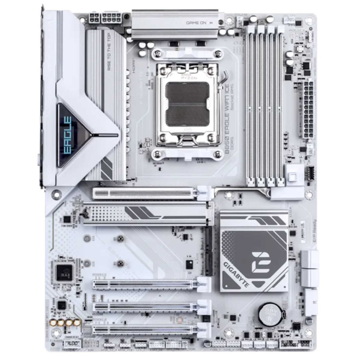 Gigabyte B850 EAGLE ICE WIFI7 White Bundkort 