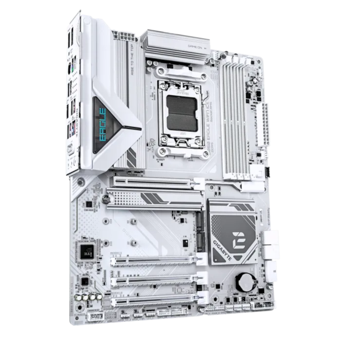 Gigabyte B850 EAGLE ICE WIFI7 White Bundkort 