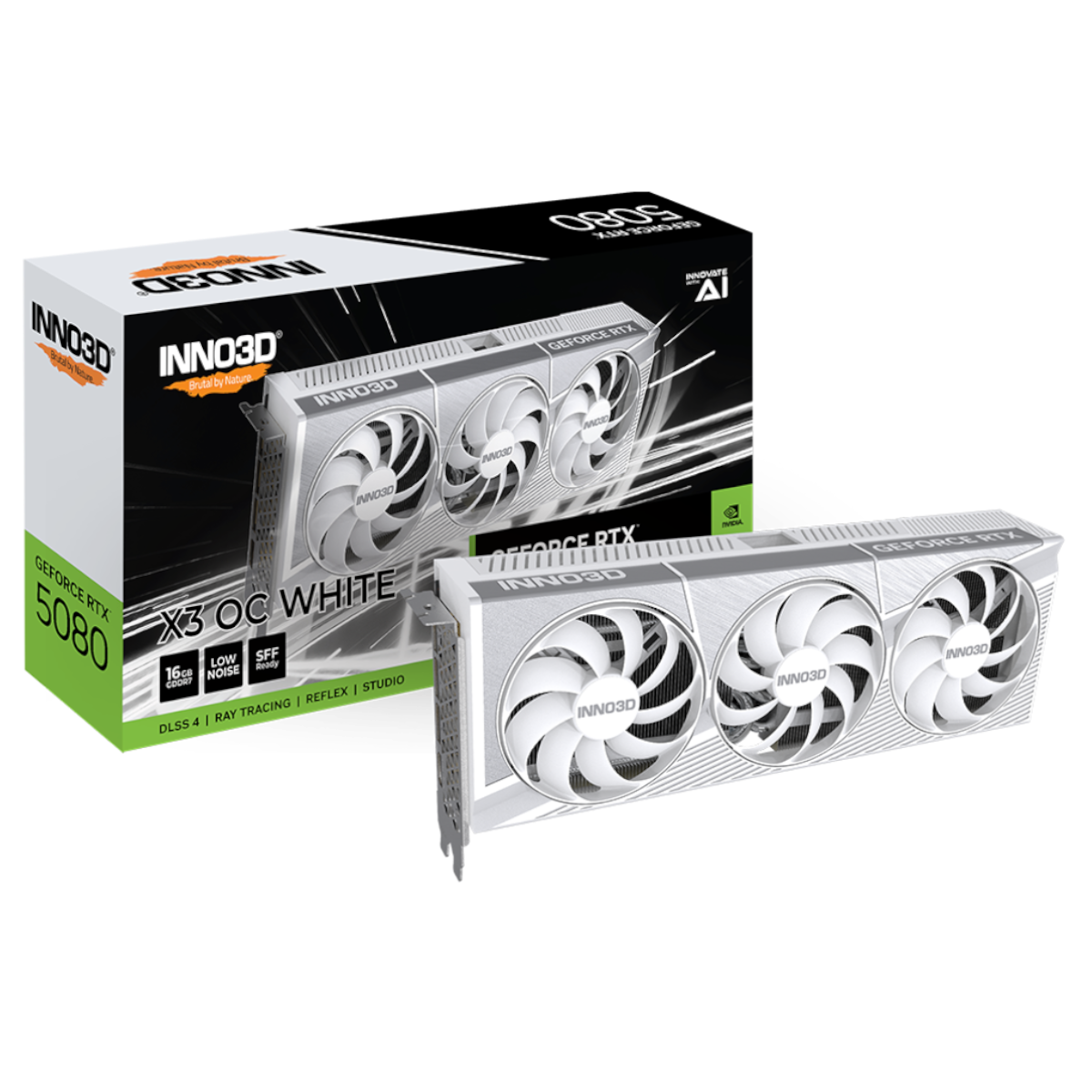 Inno3D GeForce RTX 5080 X3 OC WHITE 16GB Grafikkort
