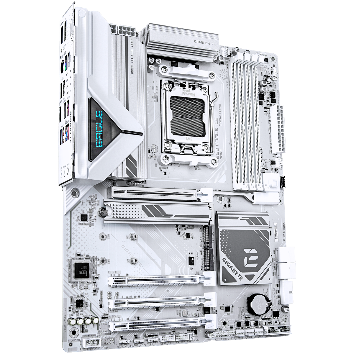 Gigabyte B850 EAGLE ICE White Bundkort (Uden WIFI)