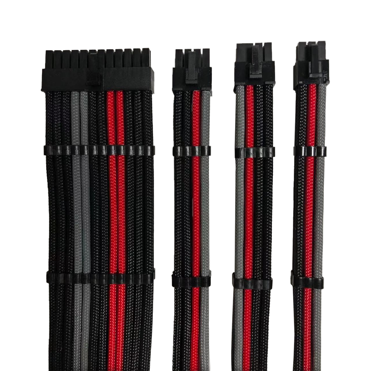 Sleeving Kit - Red/Black/Grey