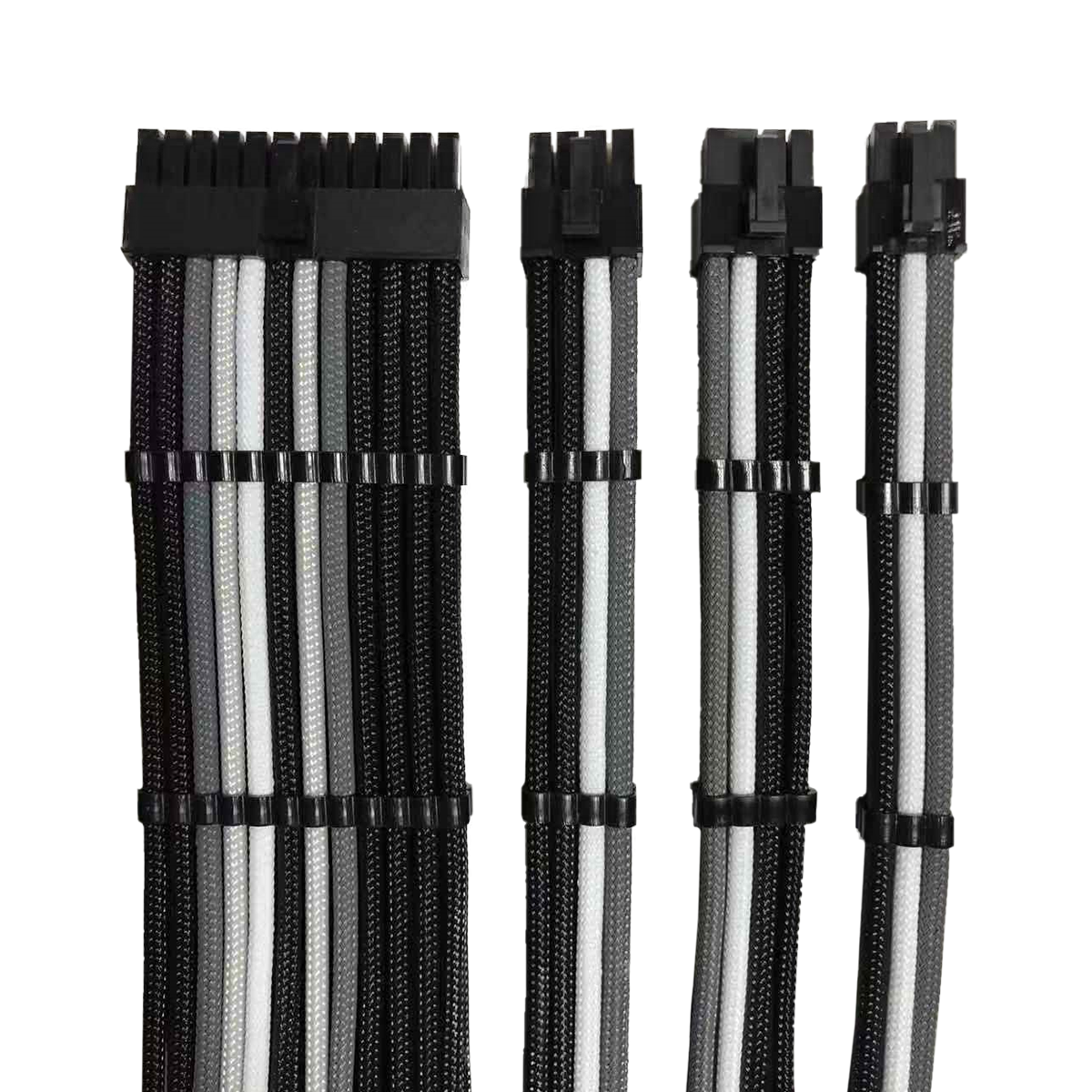 Sleeving Kit - White/Black/Grey