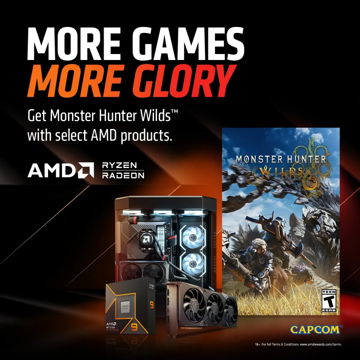 AMD Ryzen Monster Hunter: Wilds Game bundle