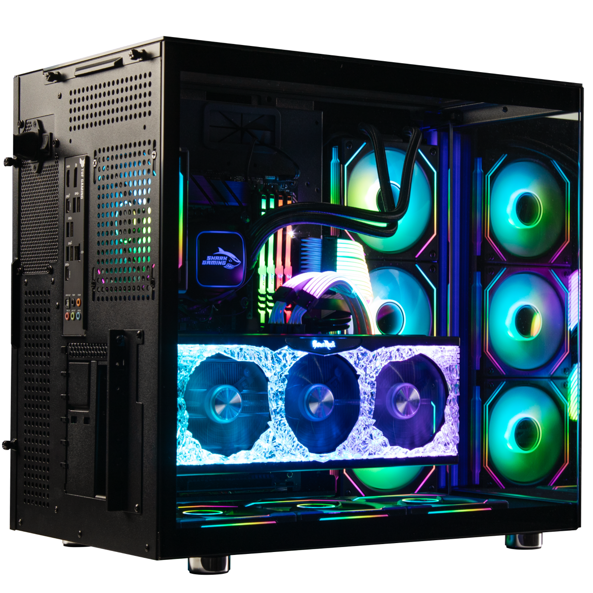 PC Gamer Shark Almighty PR906 - Processeur R9-9950X3D, Carte Graphique RTX 5090 32G, 64 GB RAM, 4 TB SSD NVMe