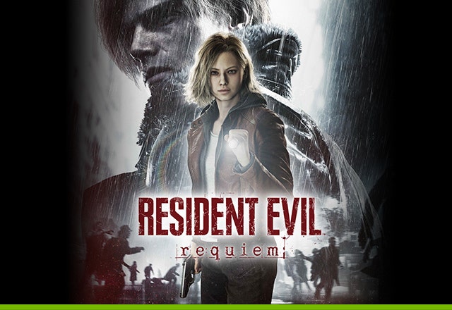 Få Resident Evil Requiem med udvalgte GeForce RTX 50-serier.