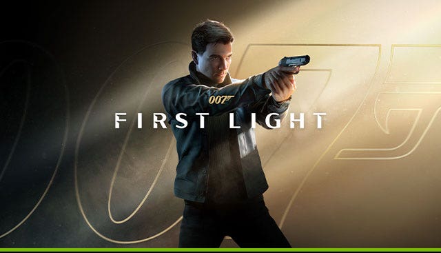 Få 007 First Light med udvalgte produkter fra GeForce RTX 50-serien.*